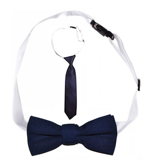 tie and bow navy